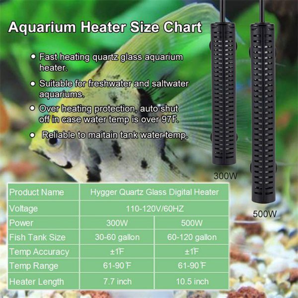 300 Watt Fish Tank Heater Specifications