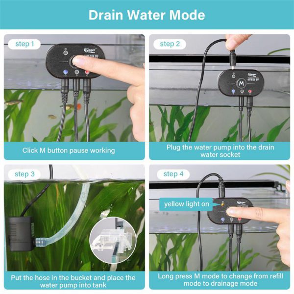 Drain water mode