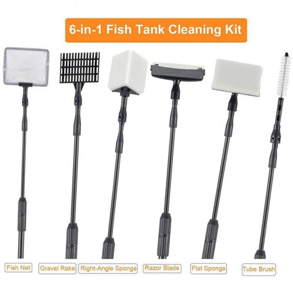 Aquarium Cleaning Supplies 6 in 1