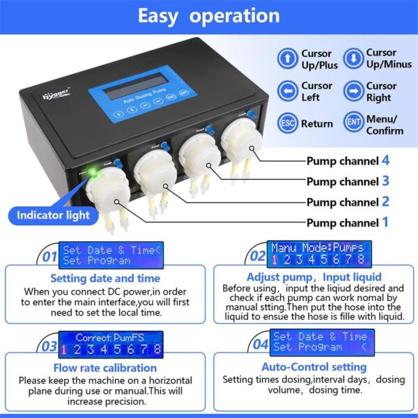 Marine Dosing Pump 4 Channels