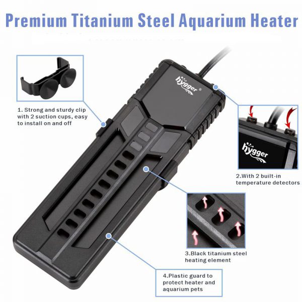 500 Watt/800W Hygger Aquarium Heater