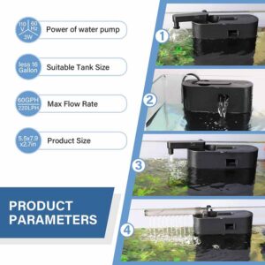 Aquarium Internal Filter for Water Change - hygger