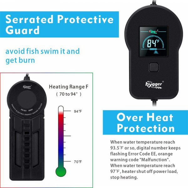 Fish Heater with Serrated Protective Guard