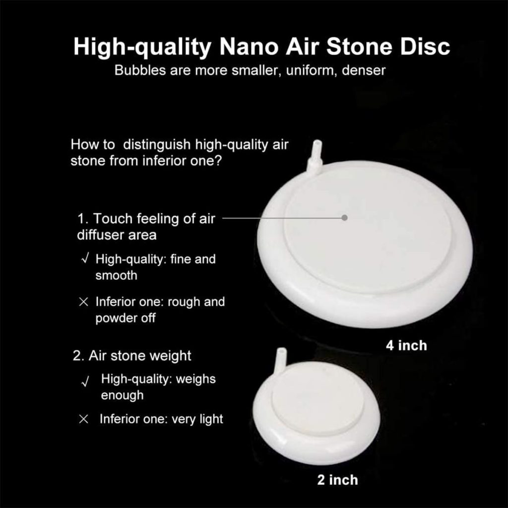 Nano air stone disc