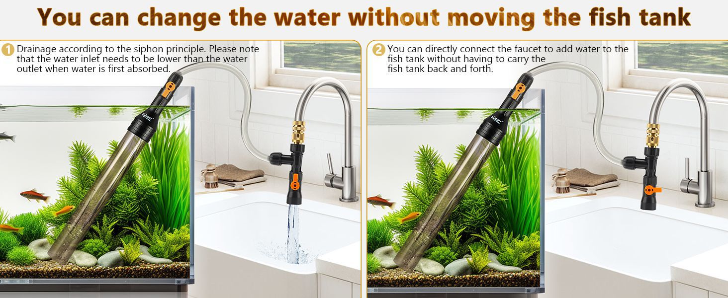 2 Steps to Change Water