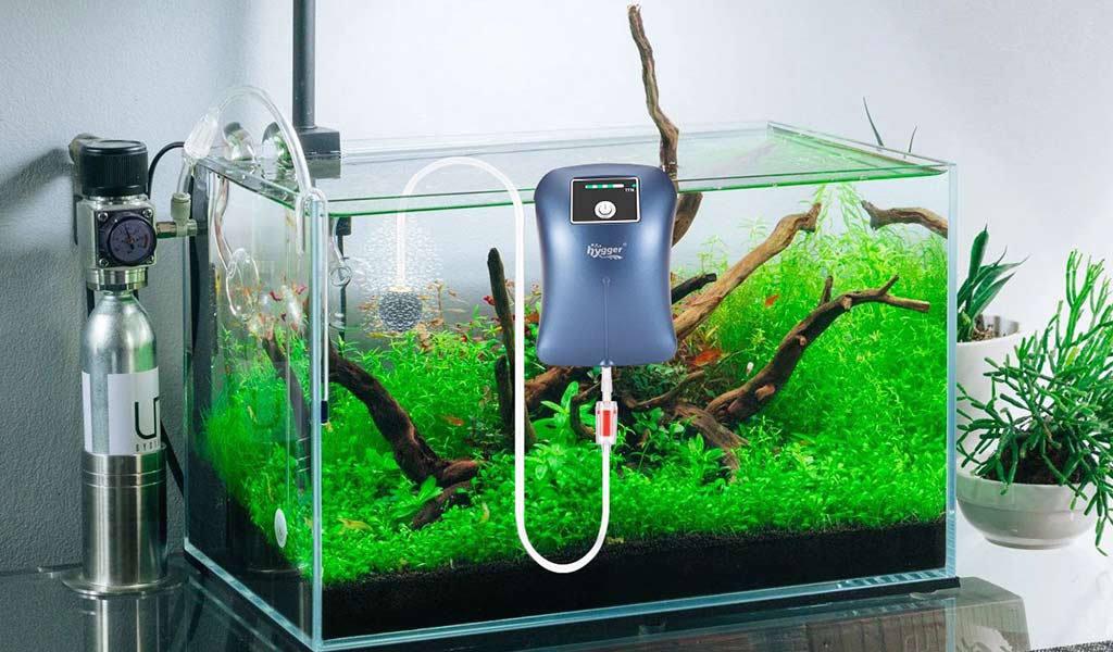 Protein Skimmer with Pump Filter Fish Tank Aquarium Marine Accessory Supply