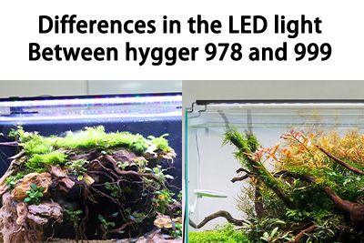 Hygger 14W Luce per Acquario, 41-61cm Lampada LED con Timer, 14 W