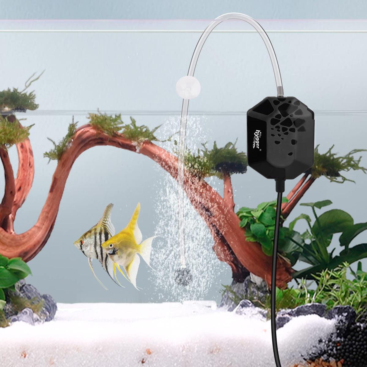 Mini Aquarium Air Pump: 3W/5W, Quiet, Efficient Oxygen, Ideal For Aquariums,  Pools & Outdoor Fish Tanks. From Alpha_officialstore, $3.98