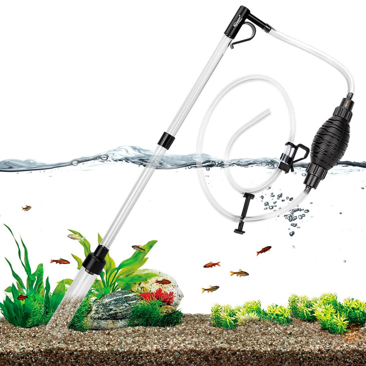 Fish Tank Aquarium Gravel Cleaner Syphon Vacuum Water Changer Pump Siphon  Hose