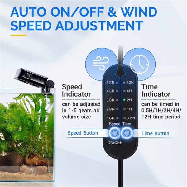 Auto on off aquarium water chiller