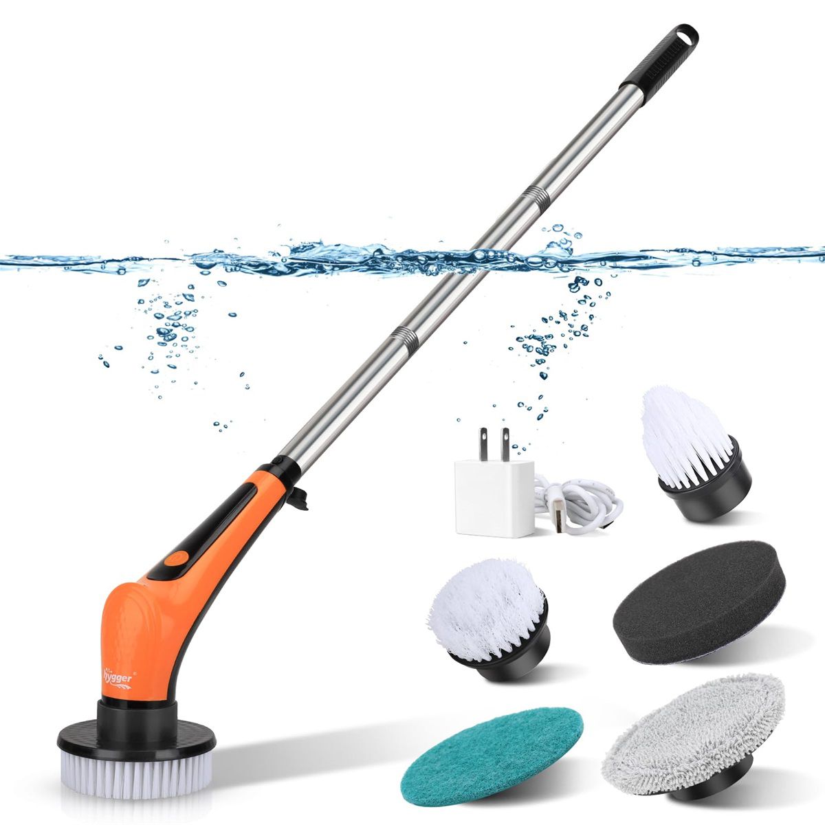 Wireless Electric Cleaning Brush USB Rechargeable Rotating Brush For  Cleaning Spin Scrubber Power Cleaner Kitchen Cleaner