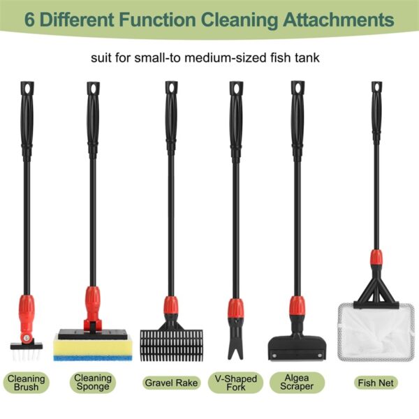 Aquarium cleaning 6 tools