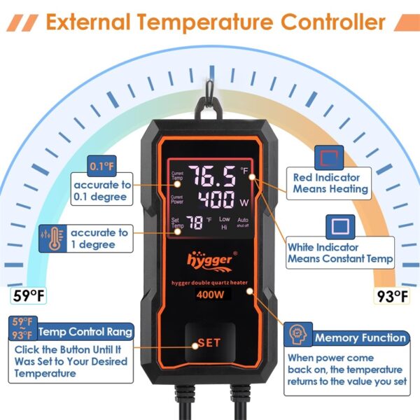 fish tank quartz heater controller