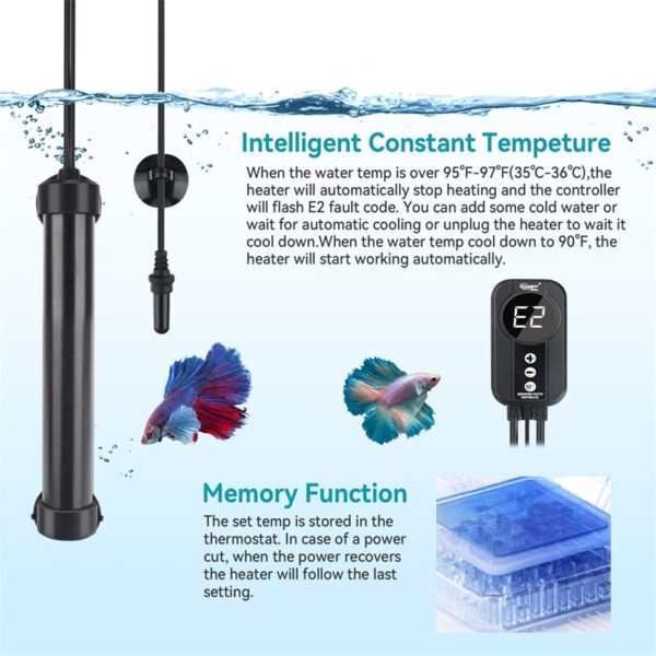 Titanium heater memory function