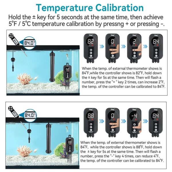 Heater temperature calibration