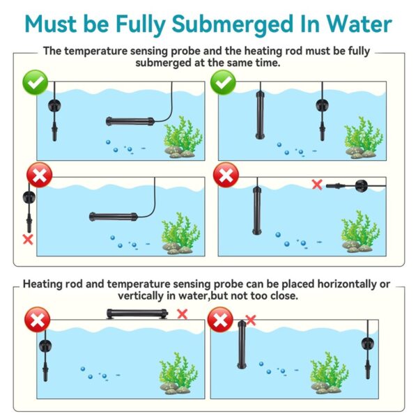 Submersible titanium tube heater