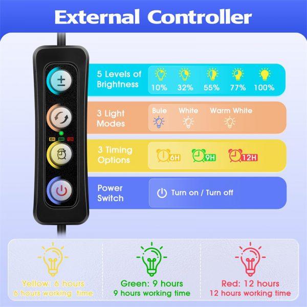 Saltwater light controller