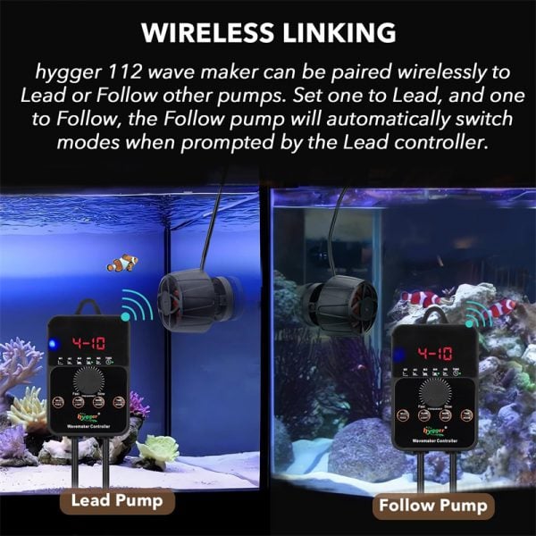 DC wavemaker wireless linking