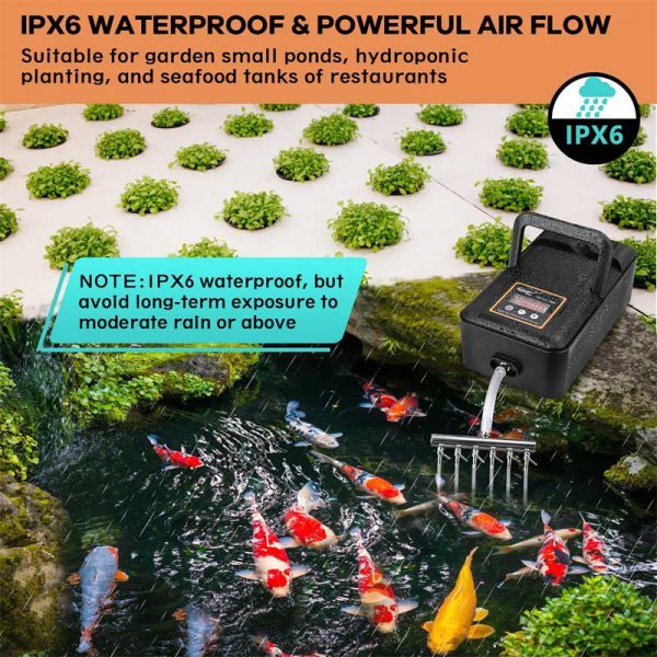 Waterproof air pump