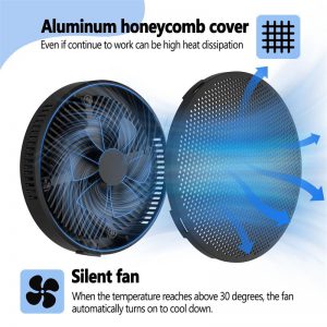 Silent fan light