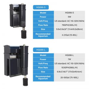 hygger crystal filter model