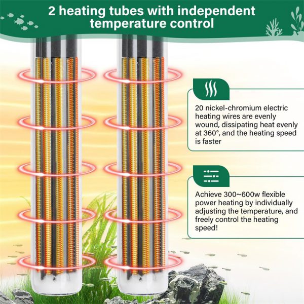 2 heating tubes