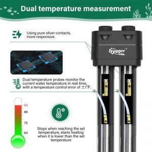 Dual temperature probes monitor