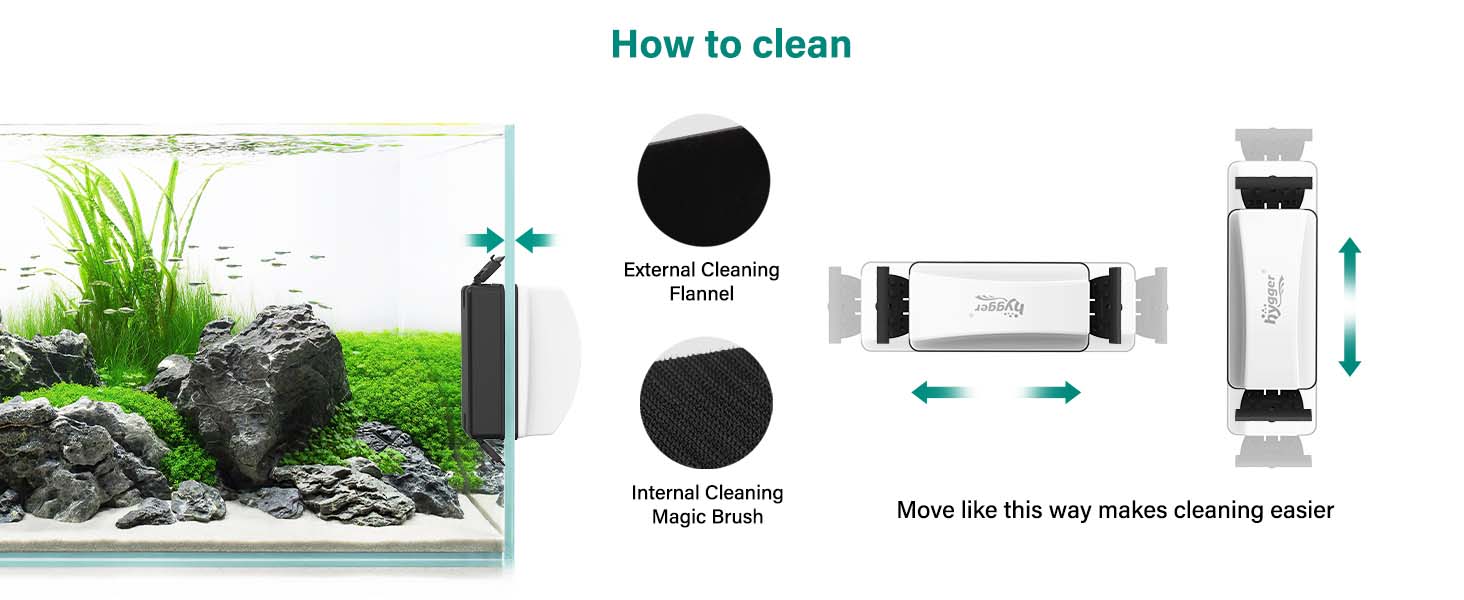 How to clean hygger 124 glass cleaner