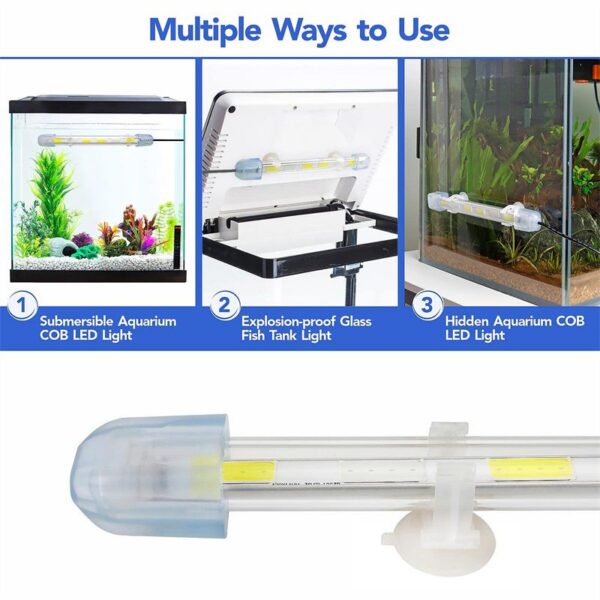 COB LED light use in aquariums