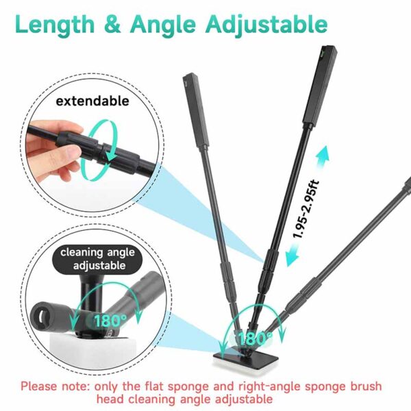 Adjustable tube brush