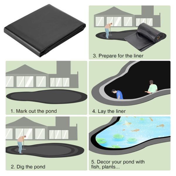 how to use pond liner