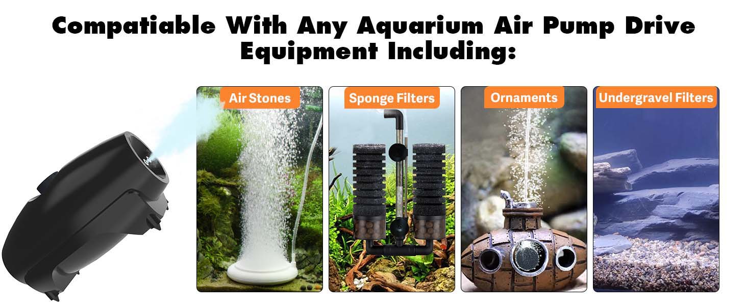 Aquarium submarine air pump