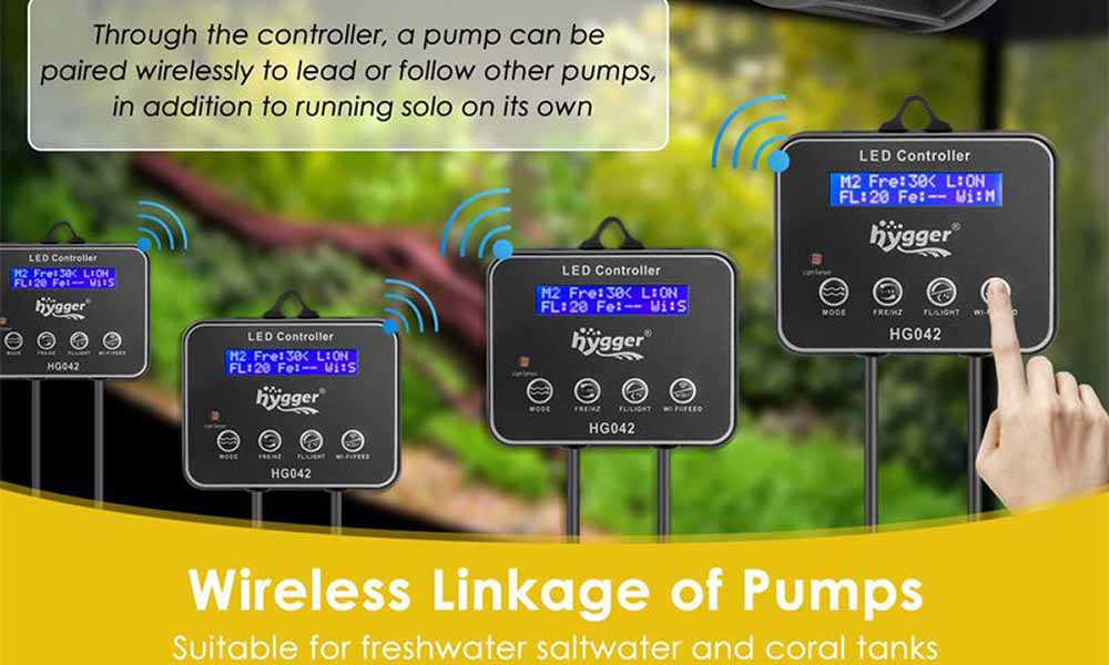 wireless linkage wave pump